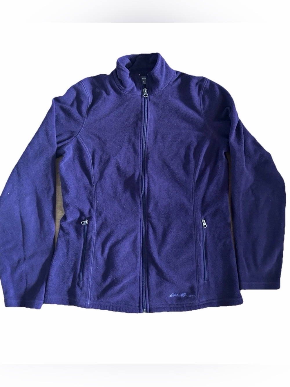 Eddie Bauer Purple Full-Zip Fleece Jacket for woman XS